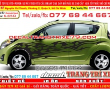 82334Tem xe Spark 2018 Độ tem xe Chevrolet Spark  nhan decal Tem che Spark đẹpTem xe Spark 2009 Độ tem Chevrolet Spark Tem dán sườn xe Spark Dán decal xe Spark_Độ xe Spark 2020 decaltrangtrixe  0776944667 tem kia tem i10